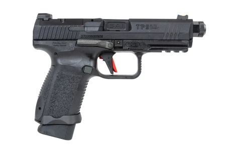 Pistolet ASG Cybergun x SAI Canik TP9 Elite Combat Green Gas Czarny
