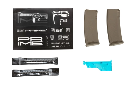 Karabinek ASG Specna Arms RRA SA-P14 PRIME™ Aster II ETU z silnikiem bezszczotkowym Half-Tan