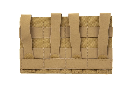 Poczwórna ładownica Wosport typu Speed na magazynki SMG Coyote Brown