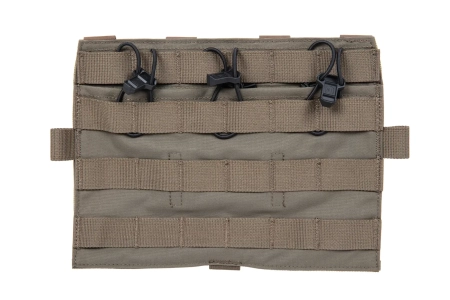Panel Ładownica Ape Force Gear na 3 magazynki M4/M16 Flat Ranger Green