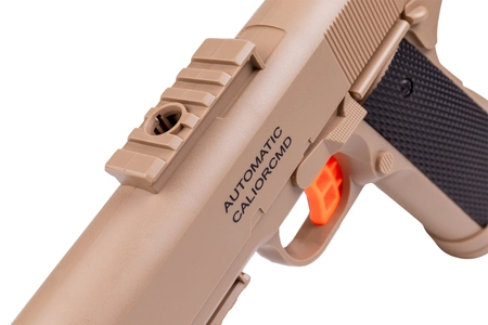 Pistolet elektryczny na żelowe kulki Colt 1911 - tan