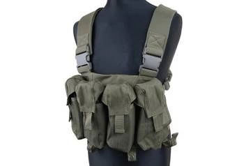 Kamizelka taktyczna typu Chest Rig - oliwkowa