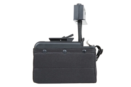 Elektryczny magazynek pudełkowy A&K na 2000 kulek do replik typu M249 Czarny