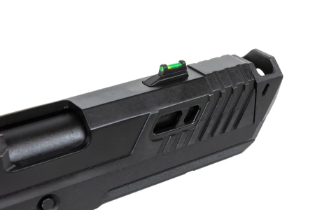 Pistolet ASG SRC Dark Viper DUAL POWER z magazynkiem green gas Czarny