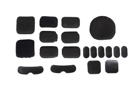 Zestaw poduszek do hełmu FAST SF Wosport Czarny