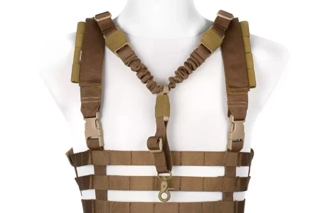 Kamizelka taktyczna Chest Rig typu Low Profile - Coyote Brown