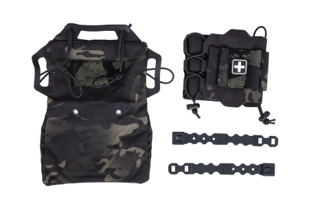 Taktyczna apteczka zrywana z panelem Molle Wosport MC Black