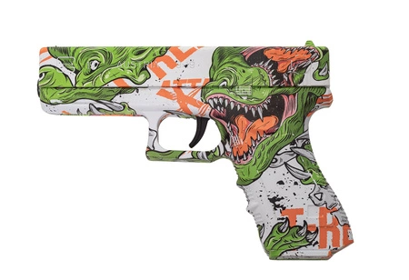 Dwa pistolety sprężynowe na żelowe kulki - dino