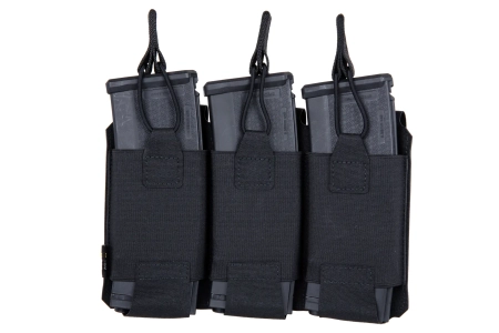 M-Tac Ładownica elastyczna na 3 magazynki Elite Laser Cut Czarna