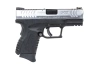 Pistolet ASG Cybergun x Springfield XDM 3.8" Compact Czarno-srebrny