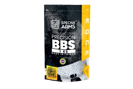 Kulki precyzyjne 0,20g Specna Arms EDGE ULTRA™ BIO - 1 kg - białe