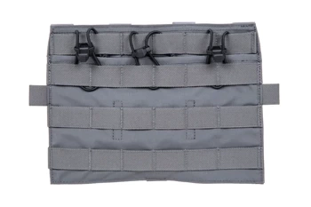 Panel Ładownica Ape Force Gear na 3 magazynki M4/M16 Flat Wolf Grey