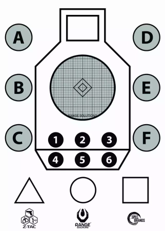 Tarcze Strzeleckie Aim Small - 500 szt.