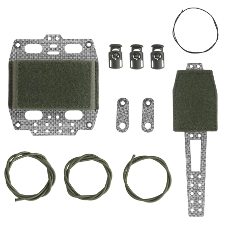 Pokrowiec na baterię NVG na hełm Wosport typu Bridge Lightweight Ranger Green