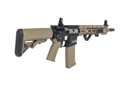 Karabinek ASG Specna Arms RRA SA-P14 PRIME™ Aster II ETU z silnikiem bezszczotkowym Half-Tan