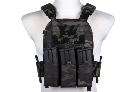 Kamizelka taktyczna typu Plate Carrier Wosport VE-75 MC Black