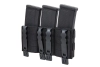 Potrójna ładownica na magazynki karabinowe Wosport Czarna