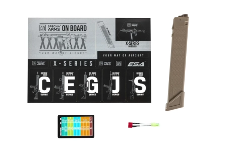 Karabinek ASG Specna Arms SA-FX01 FLEX™ HAL ETU™ 0.5J Half-Tan