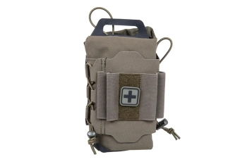 Taktyczna apteczka zrywana z panelem Molle Wosport Ranger Green
