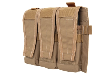 Panel Ładownica Ape Force Gear na 3 magazynki M4/M16 Coyote Brown