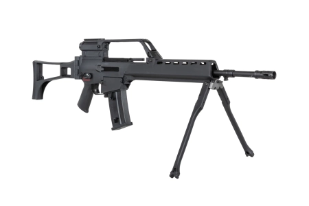 Karabinek ASG SRC DUAL POWER SR36E GB-301 z dwójnogiem i lunetą Czarny