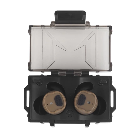 Aktywne douszne ochronniki słuchu Wosport HD-30 Bluetooth Tan