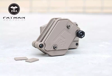 Wielopozycyjna, szybka ładownica na magazynek pistoletowy - dark earth