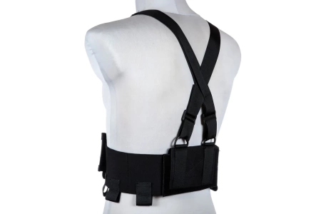 Kamizelka Low-Vis typu Chest Rig - Czarna