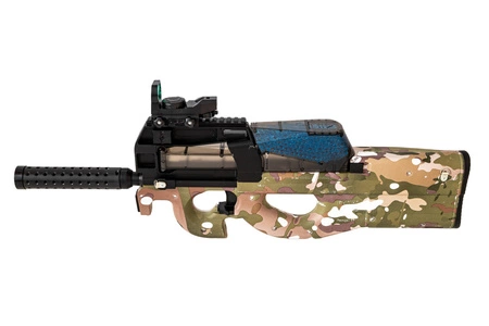 Karabin elektryczny na żelowe kulki P90 - multicam