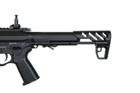 Replika karabinka SBR8 Seekins Precision 12" z tłumikiem - Czarny