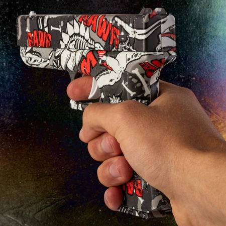 Pistolet sprężynowy na żelowe kulki G17 - rawr