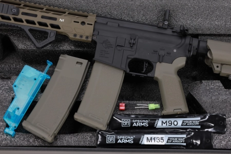 Karabinek ASG Specna Arms RRA SA-P14 PRIME™ BLDC™ Aster II ETU Oliwkowy