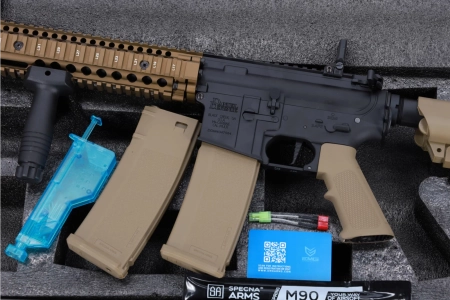 Karabinek ASG Specna Arms Daniel Defense® MK18 SA-E19 EDGE™ HAL 2 ETU Gen. 2 Chaos Bronze