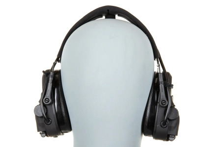 Taktyczny zestaw słuchawkowy Wosport HD-17-A Gen 6 Czarny