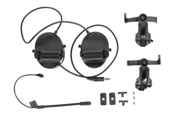 Aktywne ochronniki słuchu Wosport C5 HD-24 Czarne