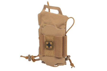 Taktyczna apteczka zrywana z panelem Molle Wosport Coyote Brown