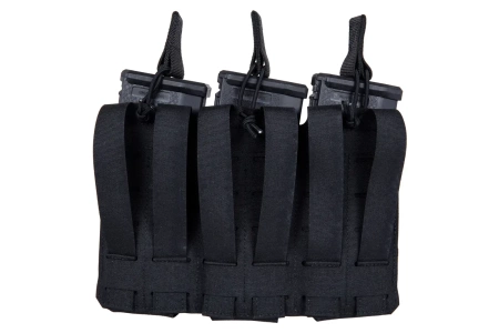 M-Tac Ładownica elastyczna na 3 magazynki Elite Laser Cut Czarna