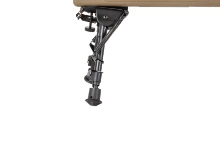 Replika karabinu wyborowego SA-S03 CORE™ z lunetą i dwójnogiem - tan