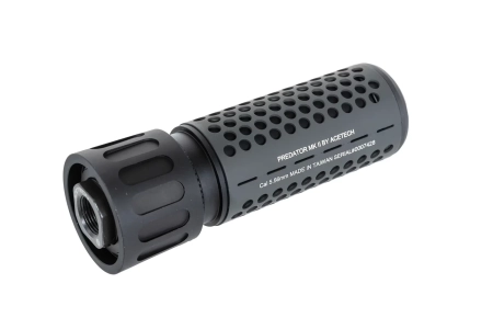 Zestaw Acetech tłumik płomienia MKII QD + tłumik dźwięku Predator MKII QD + Tracer Brighter R Czarny