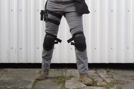 Zestaw ochraniaczy na kolana - piaskowe