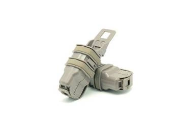 Zestaw 2 ładownic FAST na magazynki pistoletowe - tan