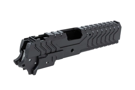 Zestaw zamka i szkieletu 5KU Matrix Style do replik Hi-Capa Czarny