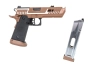Pistolet ASG SRC Sahara Viper DUAL POWER z walizką transportową i magazynkiem CO2 Flat Dark Earth