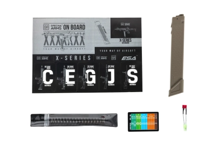 Karabinek ASG Specna Arms SA-FX01 FLEX™ HAL ETU Gen.2 Half-Tan