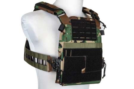 Kamizelka Taktyczna typu Plate Carrier Specna Arms Tactical QR III Woodland