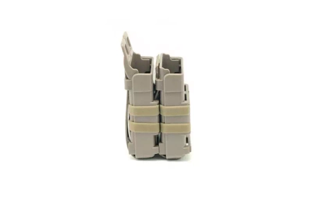 Zestaw 2 ładownic FAST na magazynki 5,56 - tan