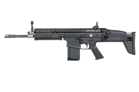 Karabinek szturmowy ASG Cybergun x FN HERSTAL SCAR-H z walizką transportową Czarny