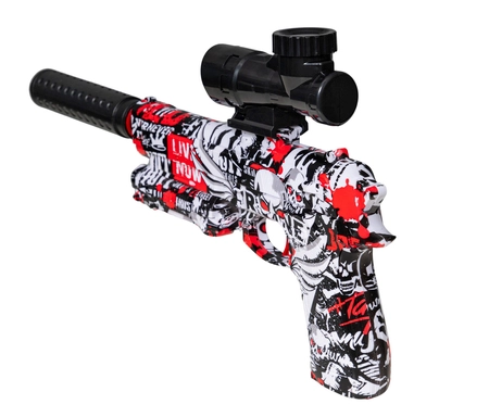 Pistolet elektryczny na żelowe kulki Beretta 92S - czerwony