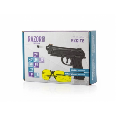 Pistolet wiatrówka RazorGun Excite 4,5 mm BB CO2