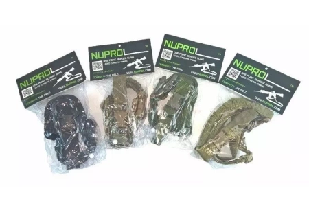 Jednopunktowy pas nośny QD - czarny